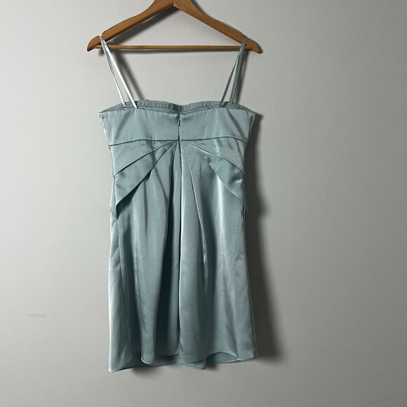 BCBGMaxazria Satin Strapless Mini Dress 4 - Picture 2 of 5